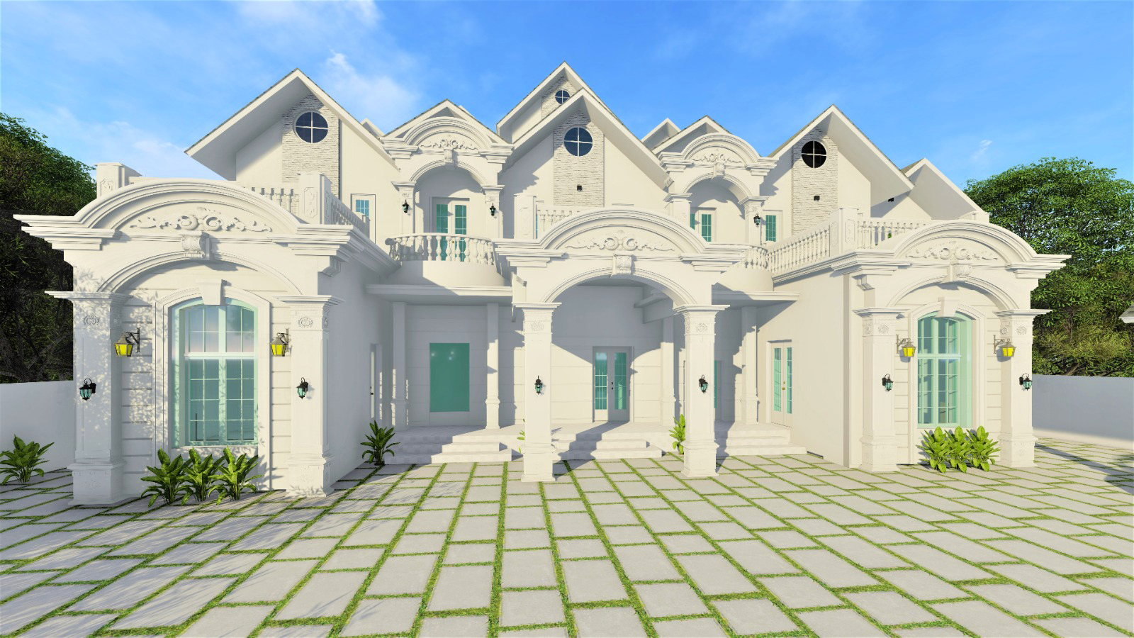 Luxury Residence Front View